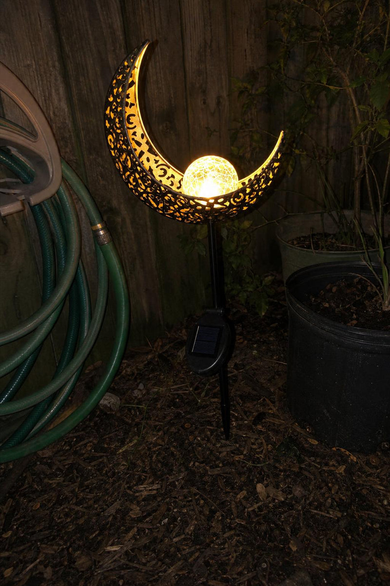 MoonCrest™ Solar Garden Stake Light lifestyle image 1