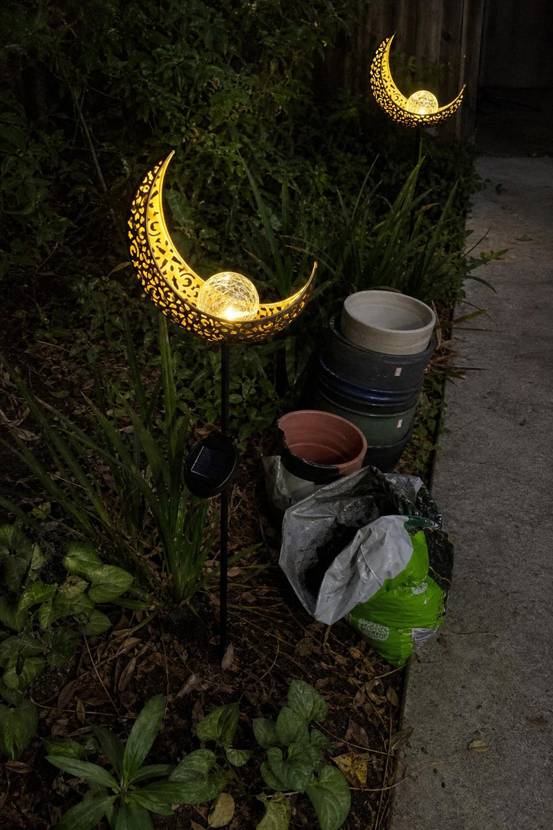 MoonCrest™ Solar Garden Stake Light lifestyle image 3