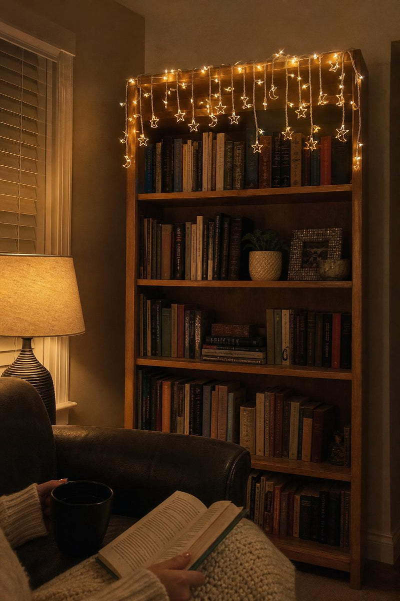 MoonGlow™ Curtain String Lights lifestyle image 5