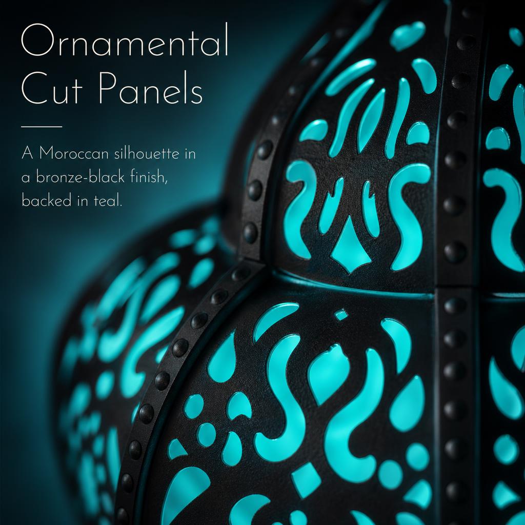 MosaicGlow™ Solar Hanging Lantern carousel image 4