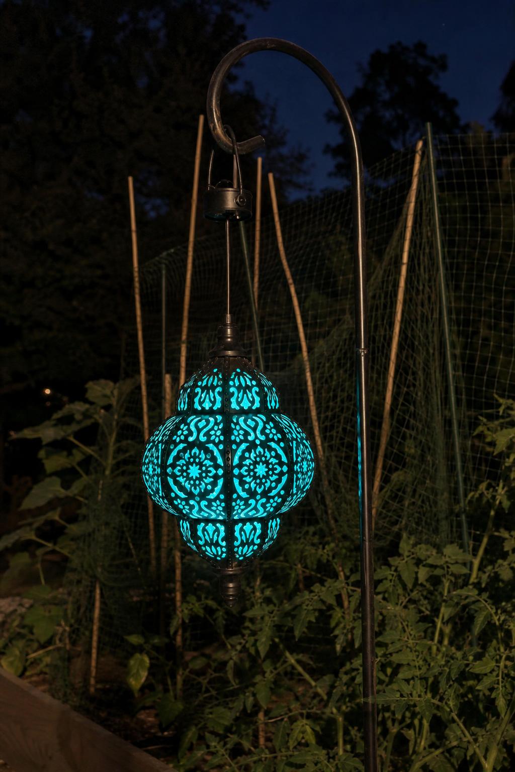 MosaicGlow™ Solar Hanging Lantern lifestyle image 2