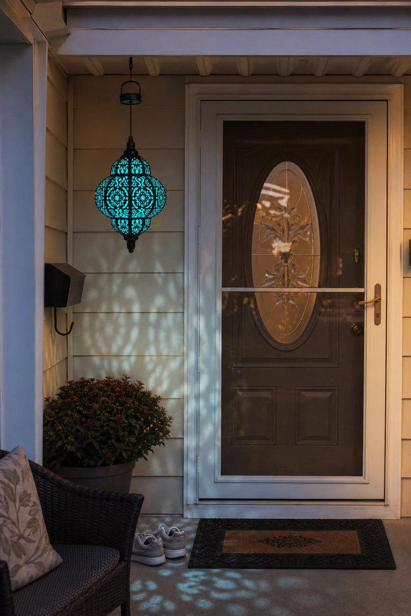 MosaicGlow™ Solar Hanging Lantern lifestyle image 5