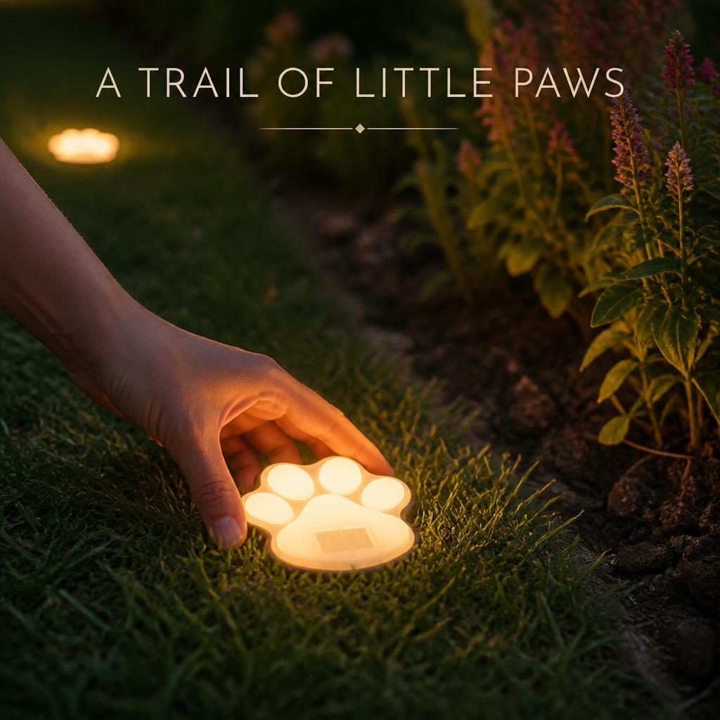 PawGlow™ Solar Paw Lights body image 1