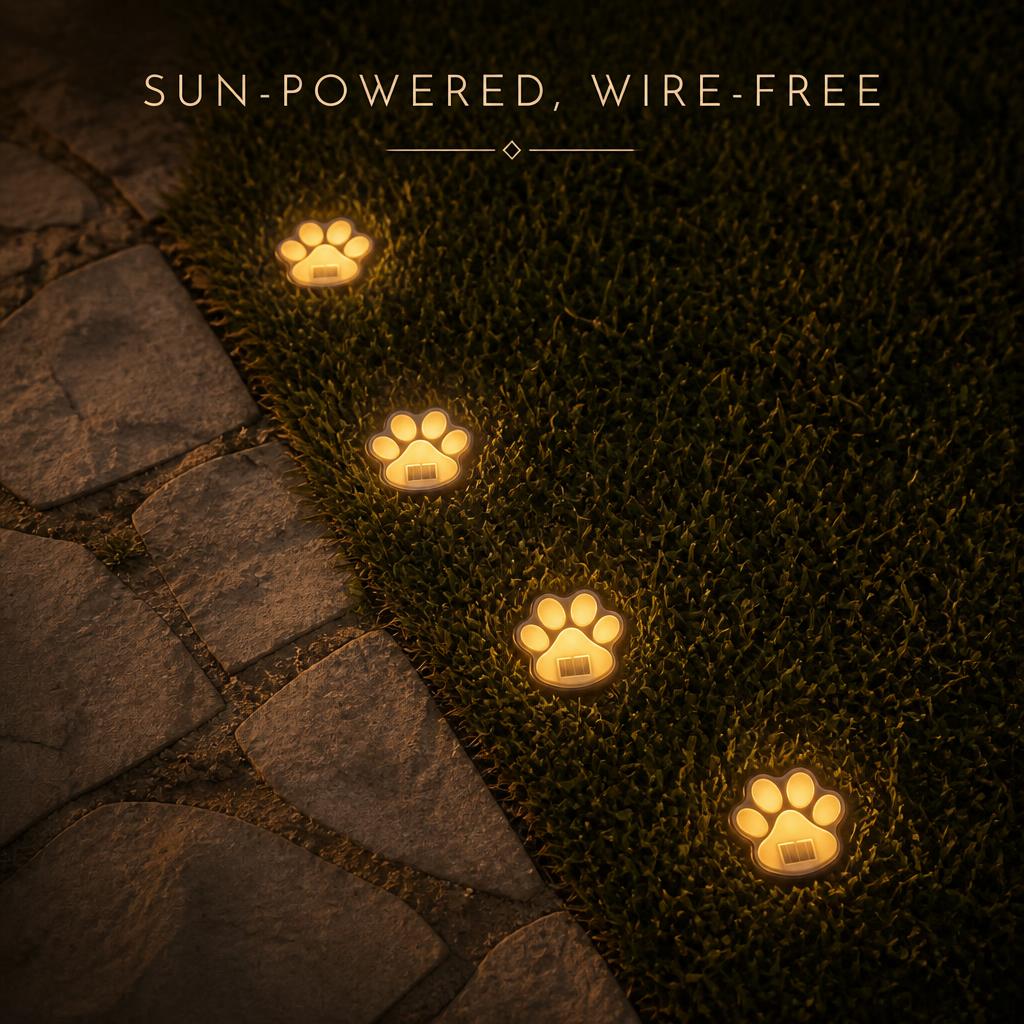 PawGlow™ Solar Paw Lights body image 2