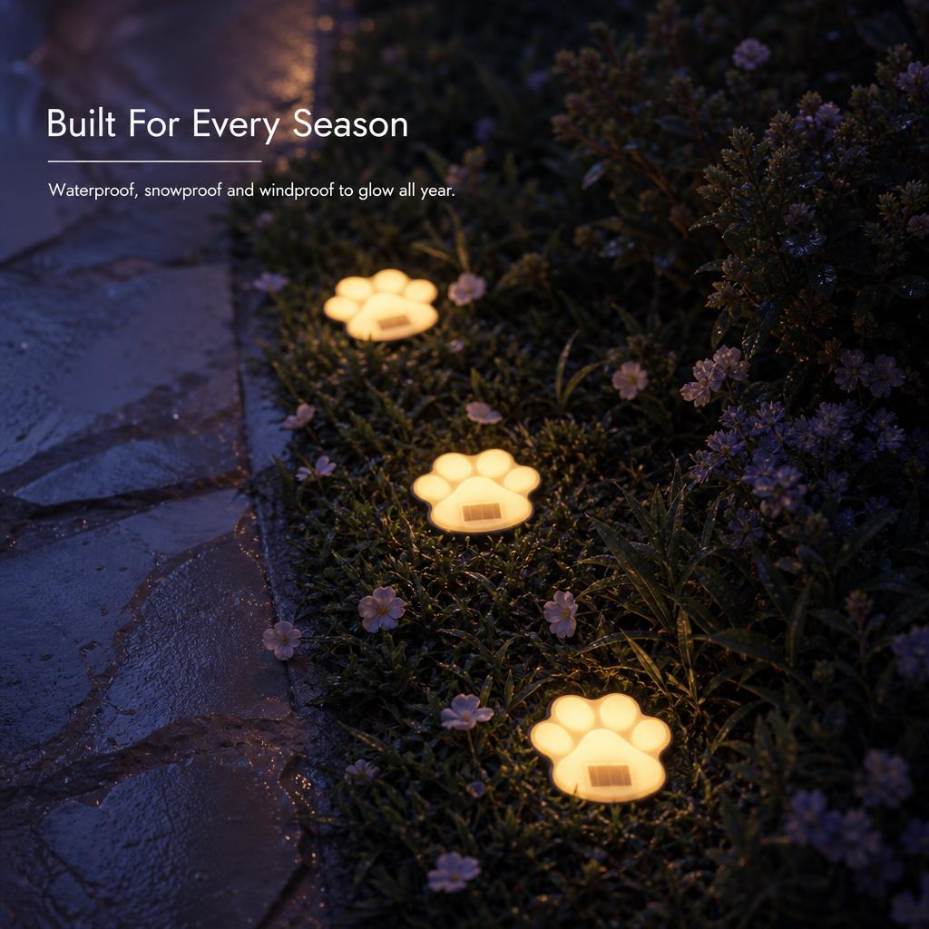 PawGlow™ Solar Paw Lights carousel image 6