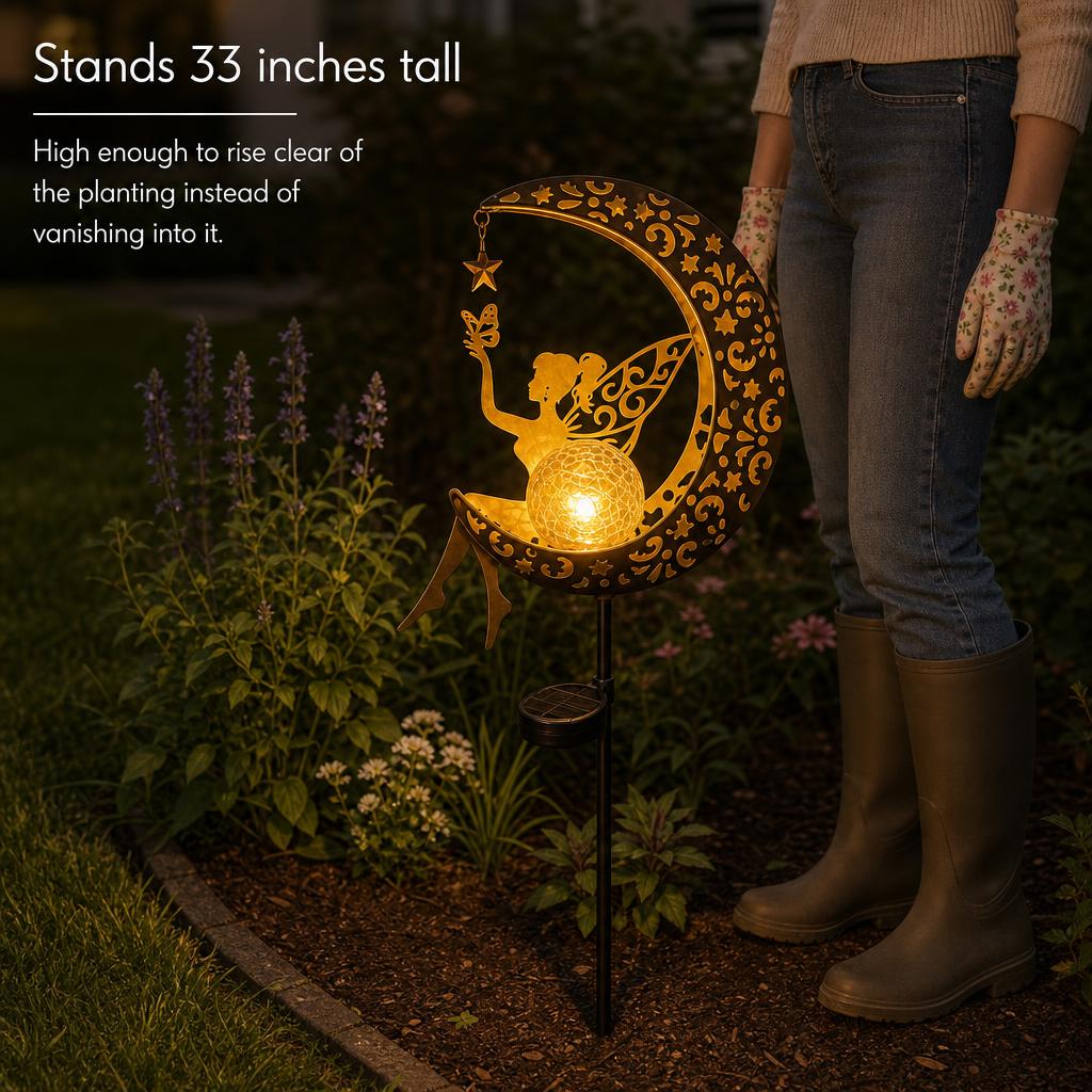 PixieMoon™ Solar Garden Stake carousel image 5
