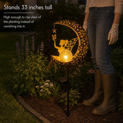 PixieMoon™ Solar Garden Stake carousel image 5