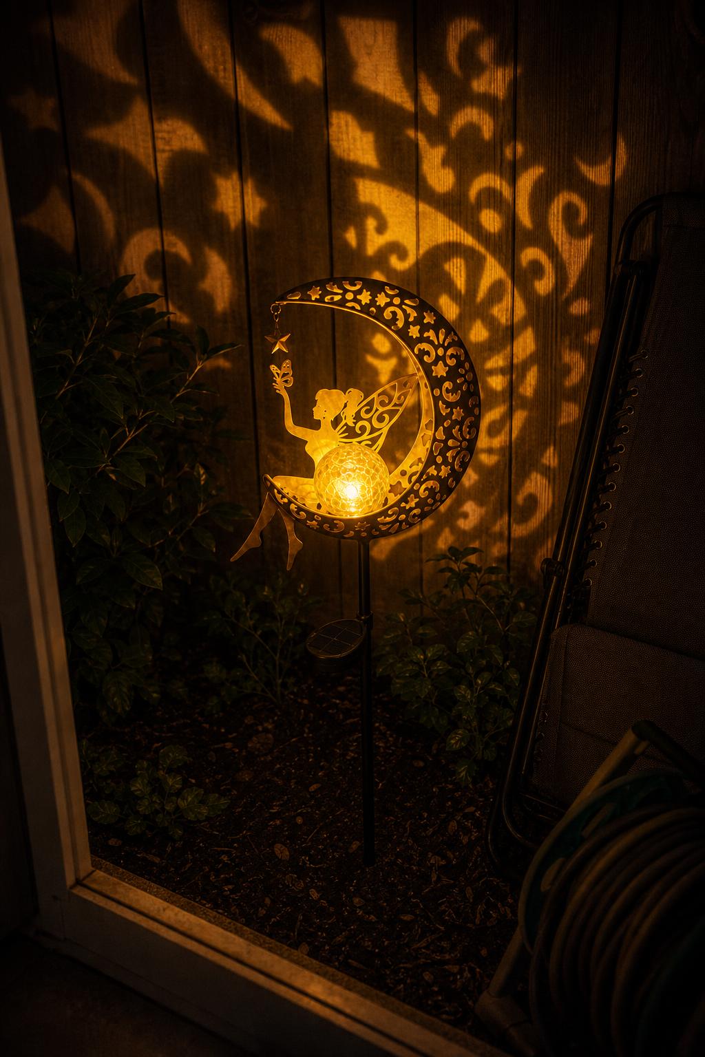 PixieMoon™ Solar Garden Stake lifestyle image 1