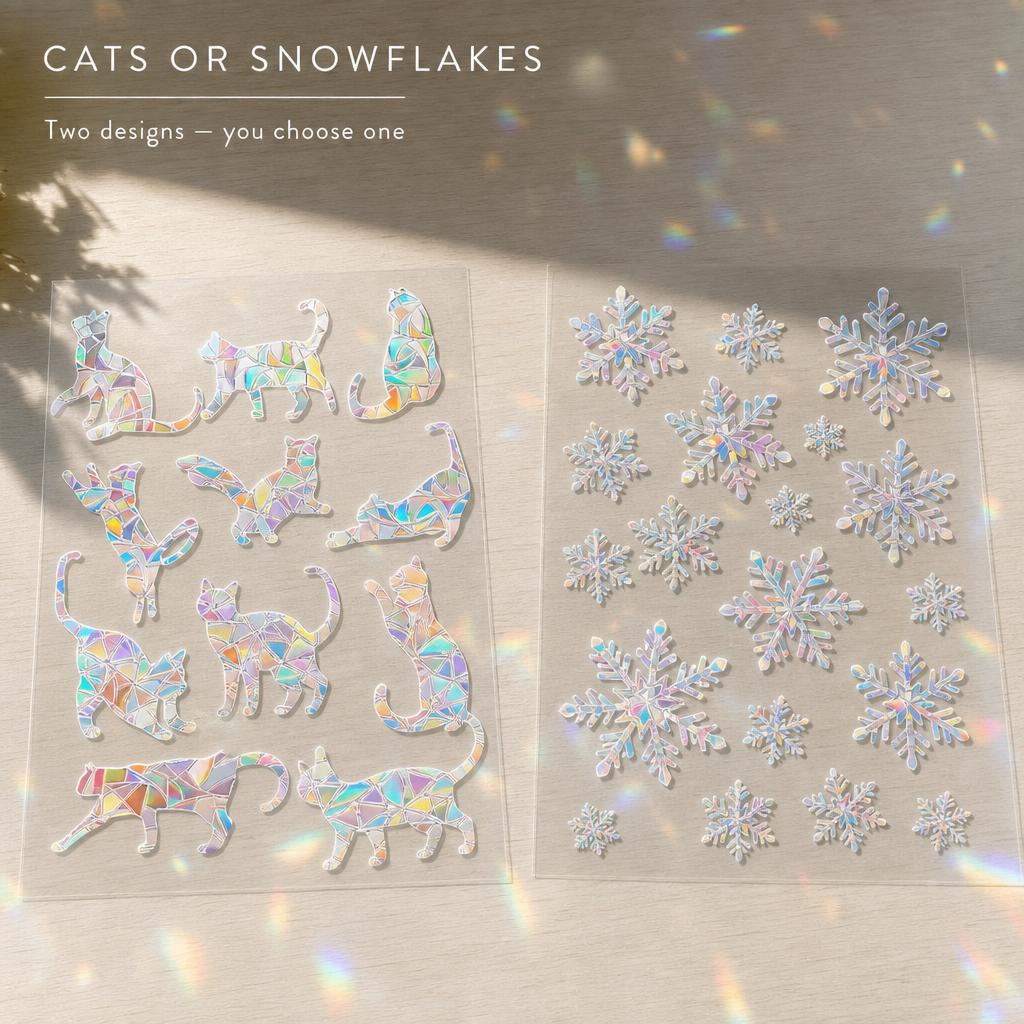 PrismCast™ Rainbow Suncatcher Window Decals carousel image 3