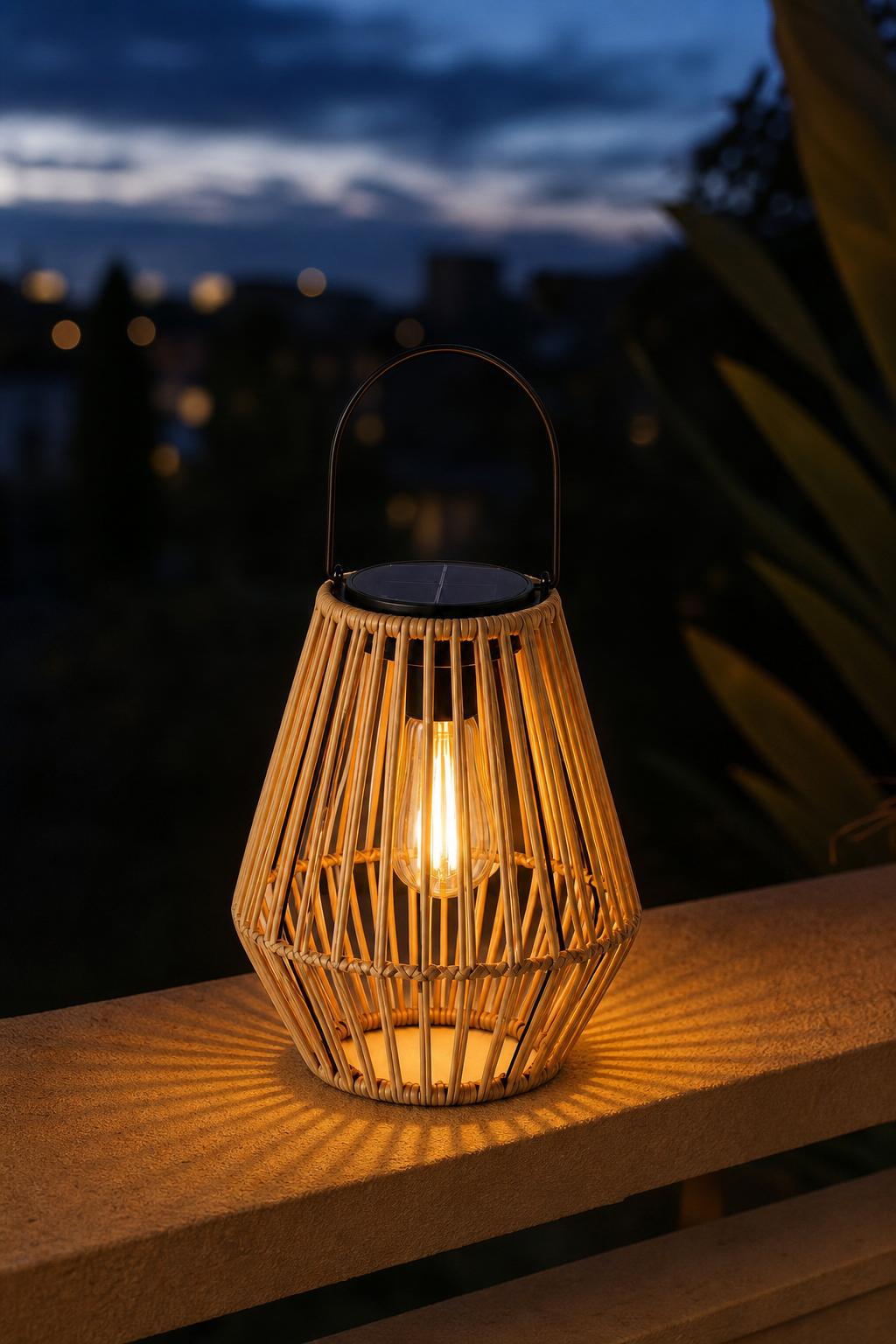 Rattan Solar Lanterns lifestyle image 4