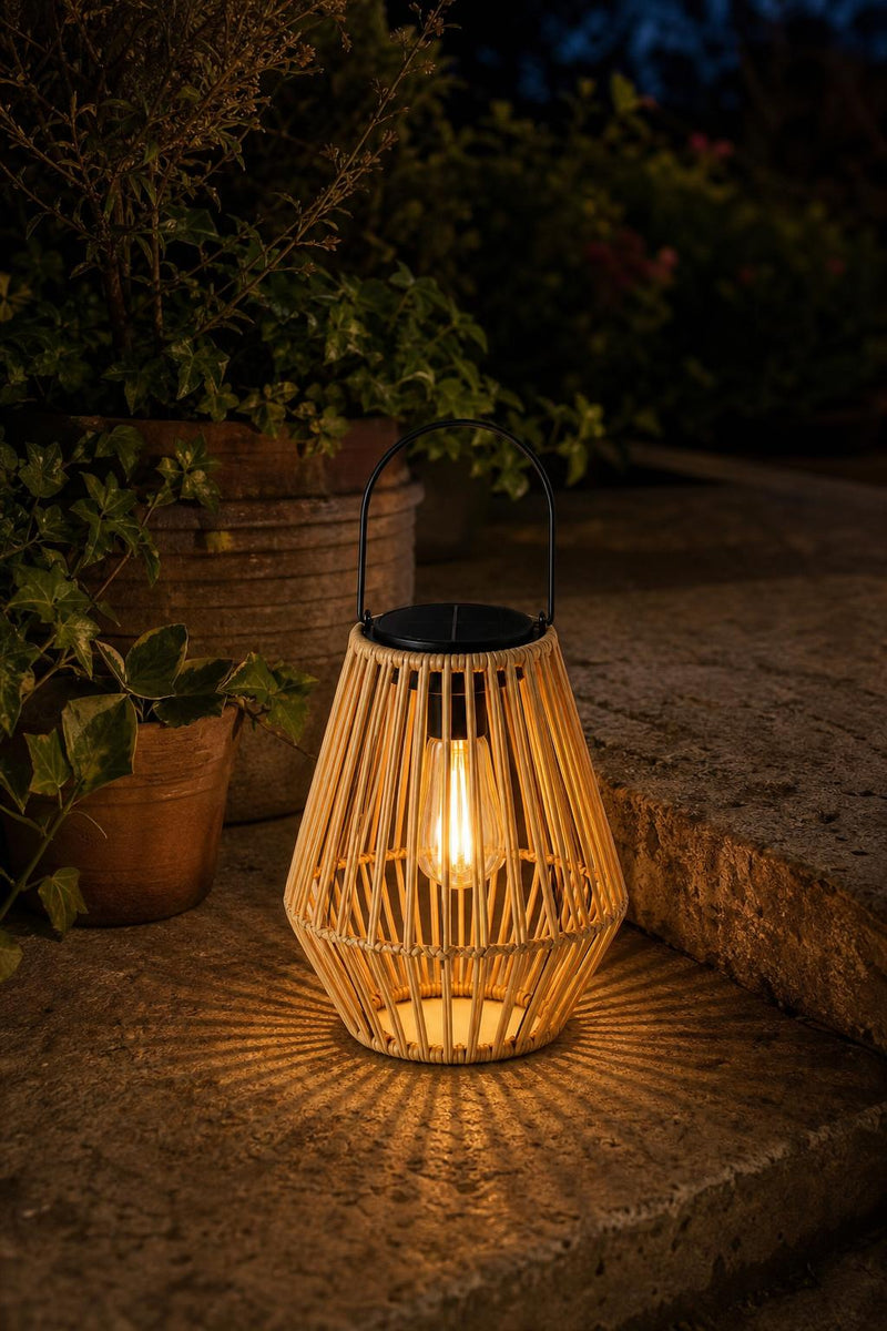 Rattan Solar Lanterns lifestyle image 5