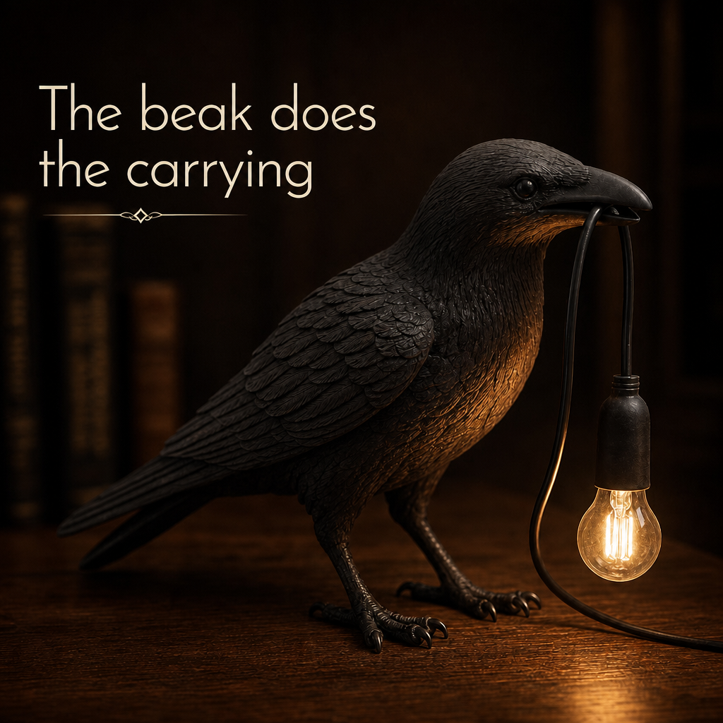 RavenPerch™ Raven Lamp body image 2