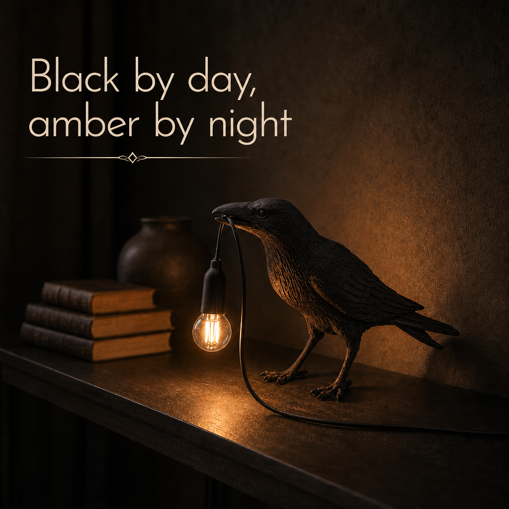 RavenPerch™ Raven Lamp body image 3