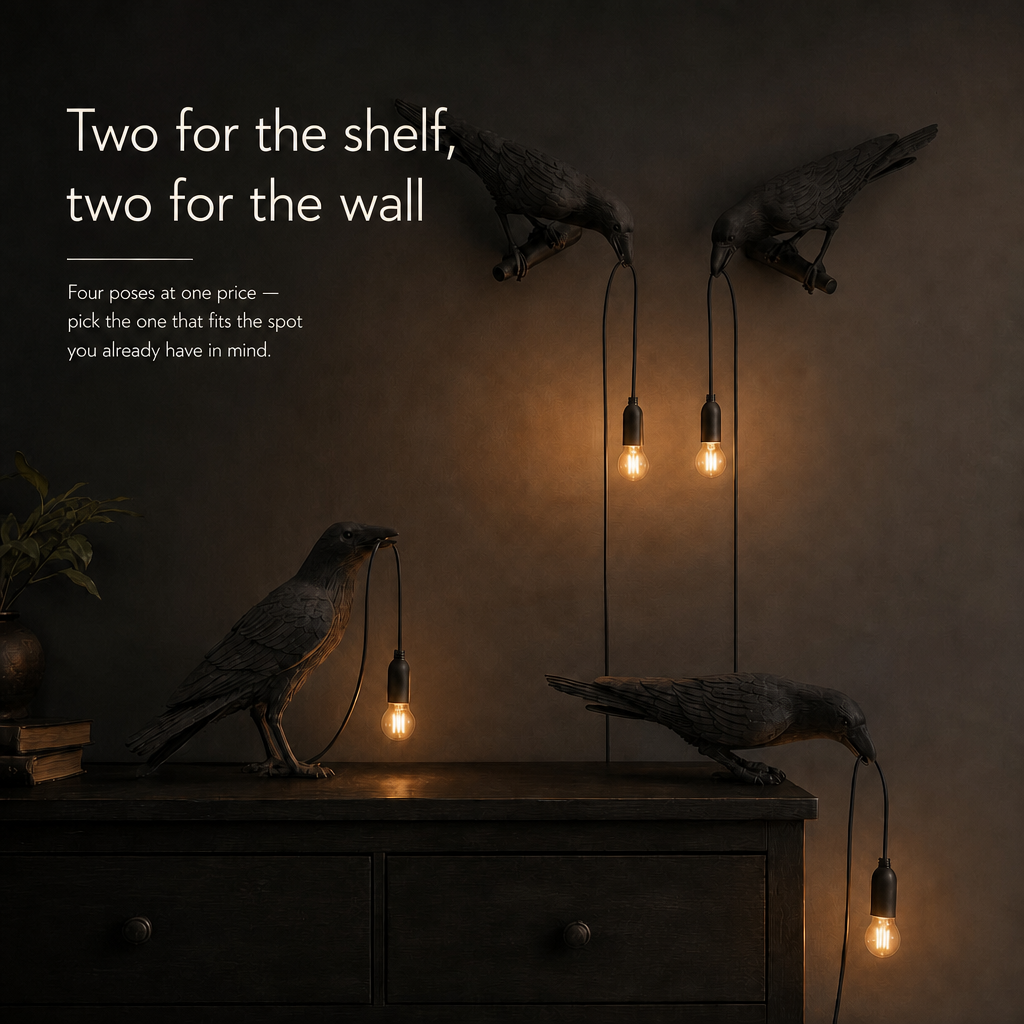 RavenPerch™ Raven Lamp carousel image 2
