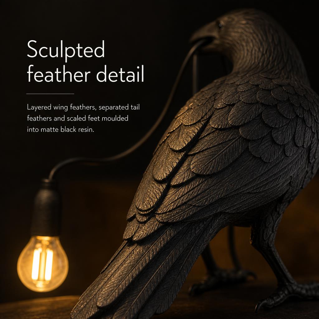 RavenPerch™ Raven Lamp carousel image 3