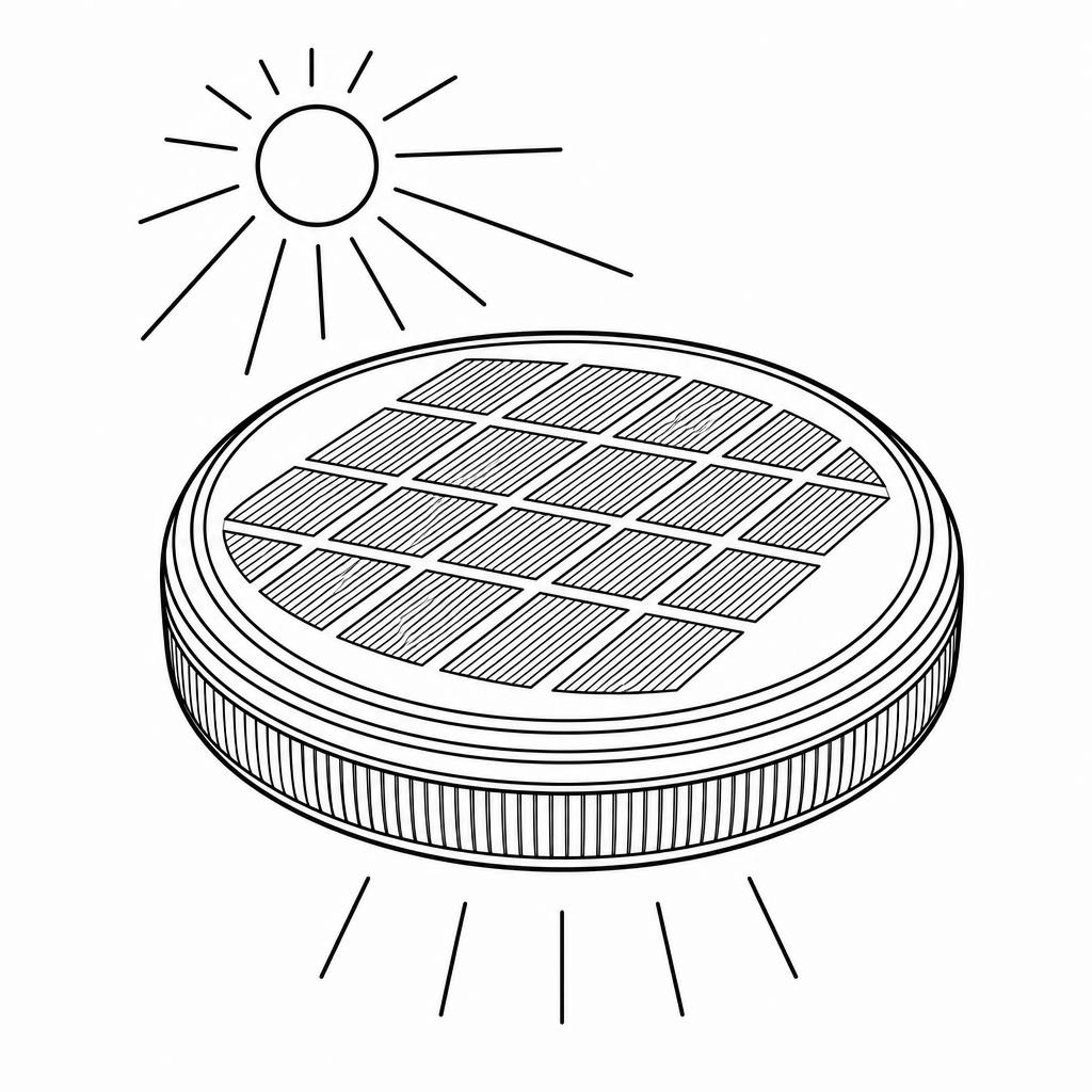 RippleBeam solar glow benefit icon