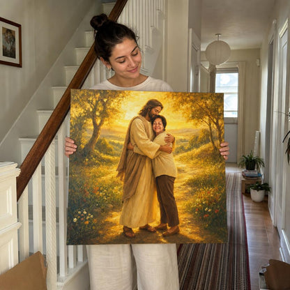 SacredWalk — Personalized Walking With Jesus Canvas carousel image 3