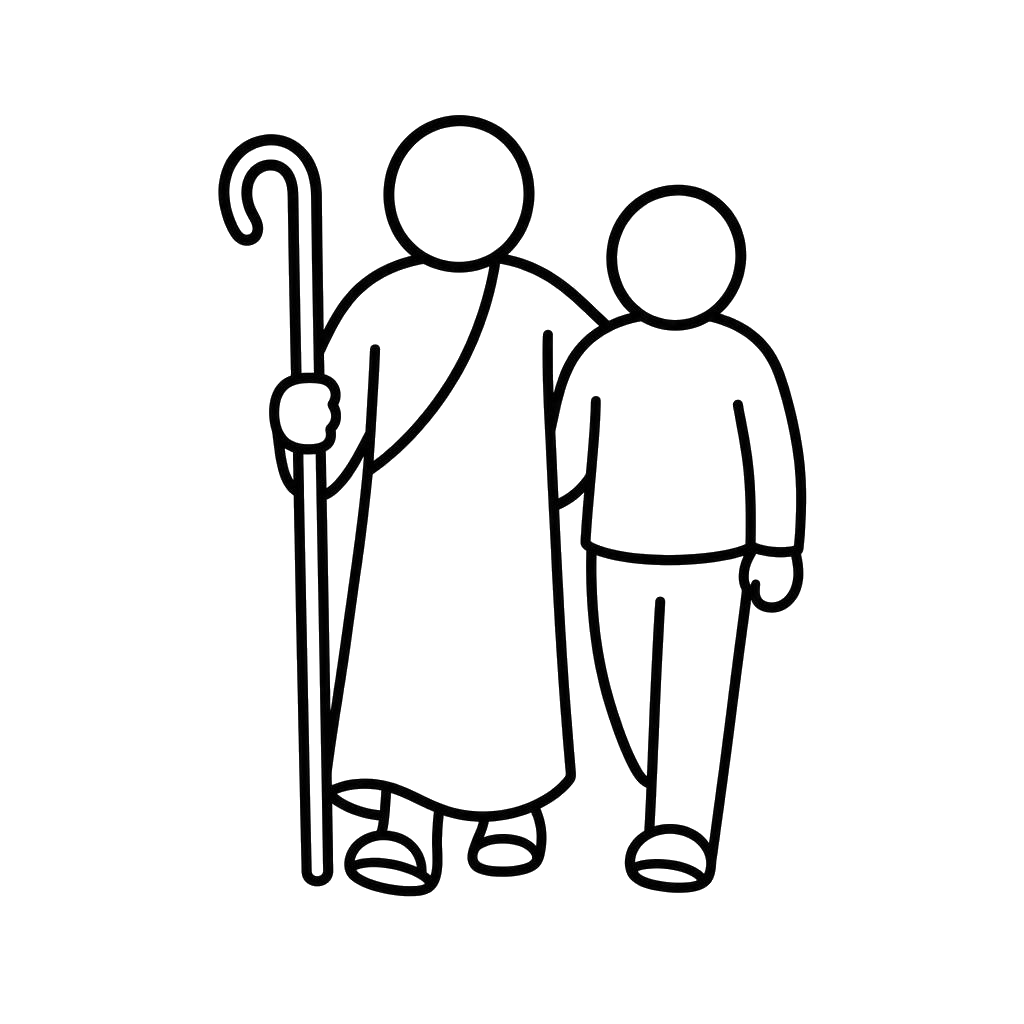 SacredWalk — Personalized Walking With Jesus Canvas benefit-icon image 1