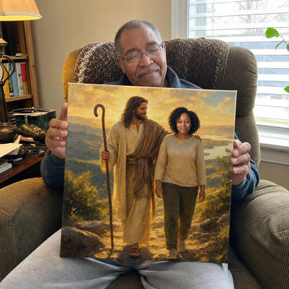 SacredWalk — Personalized Walking With Jesus Canvas carousel image 4