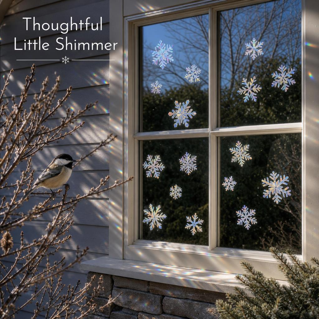 SnowPrism™ Suncatcher Window Stickers body image 1