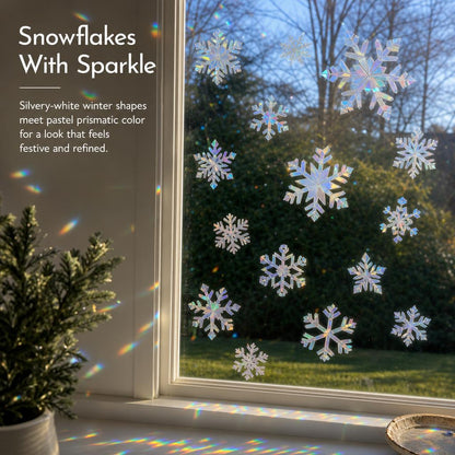 SnowPrism™ Suncatcher Window Stickers carousel image 3