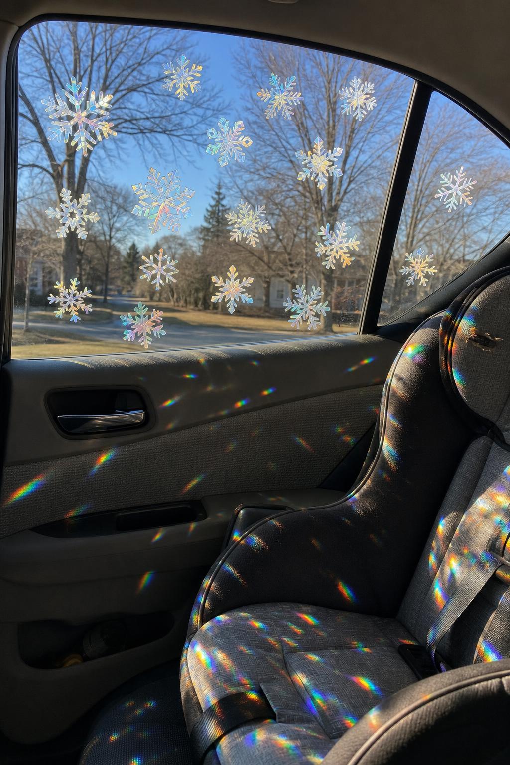 SnowPrism™ Suncatcher Window Stickers lifestyle image 2