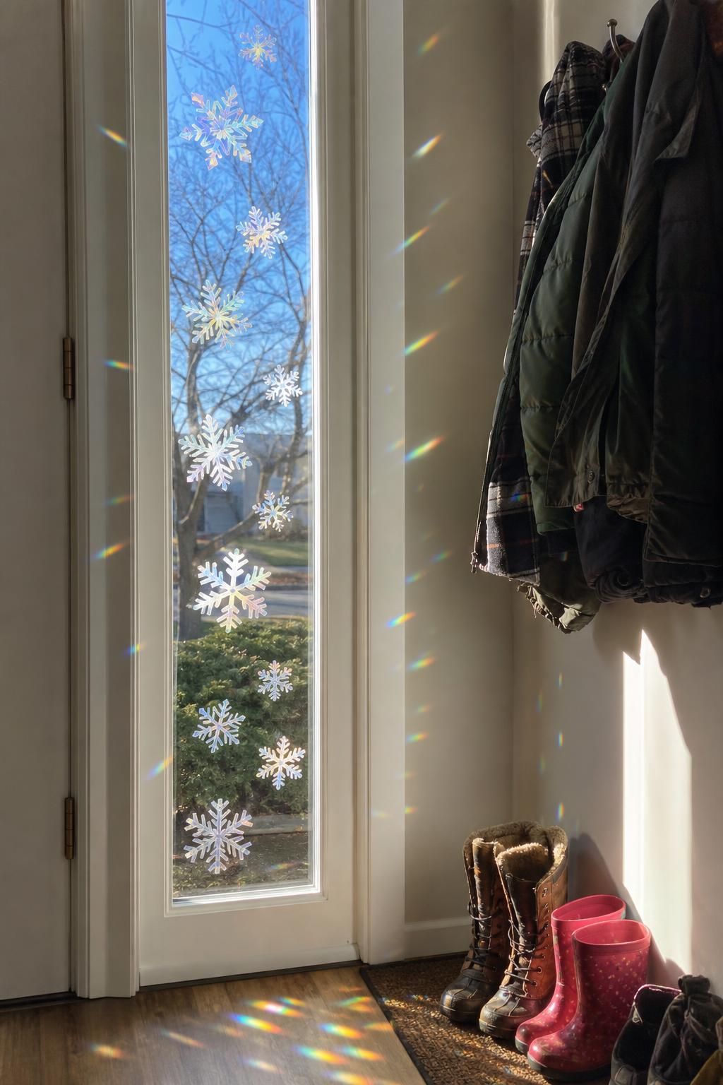 SnowPrism™ Suncatcher Window Stickers lifestyle image 3