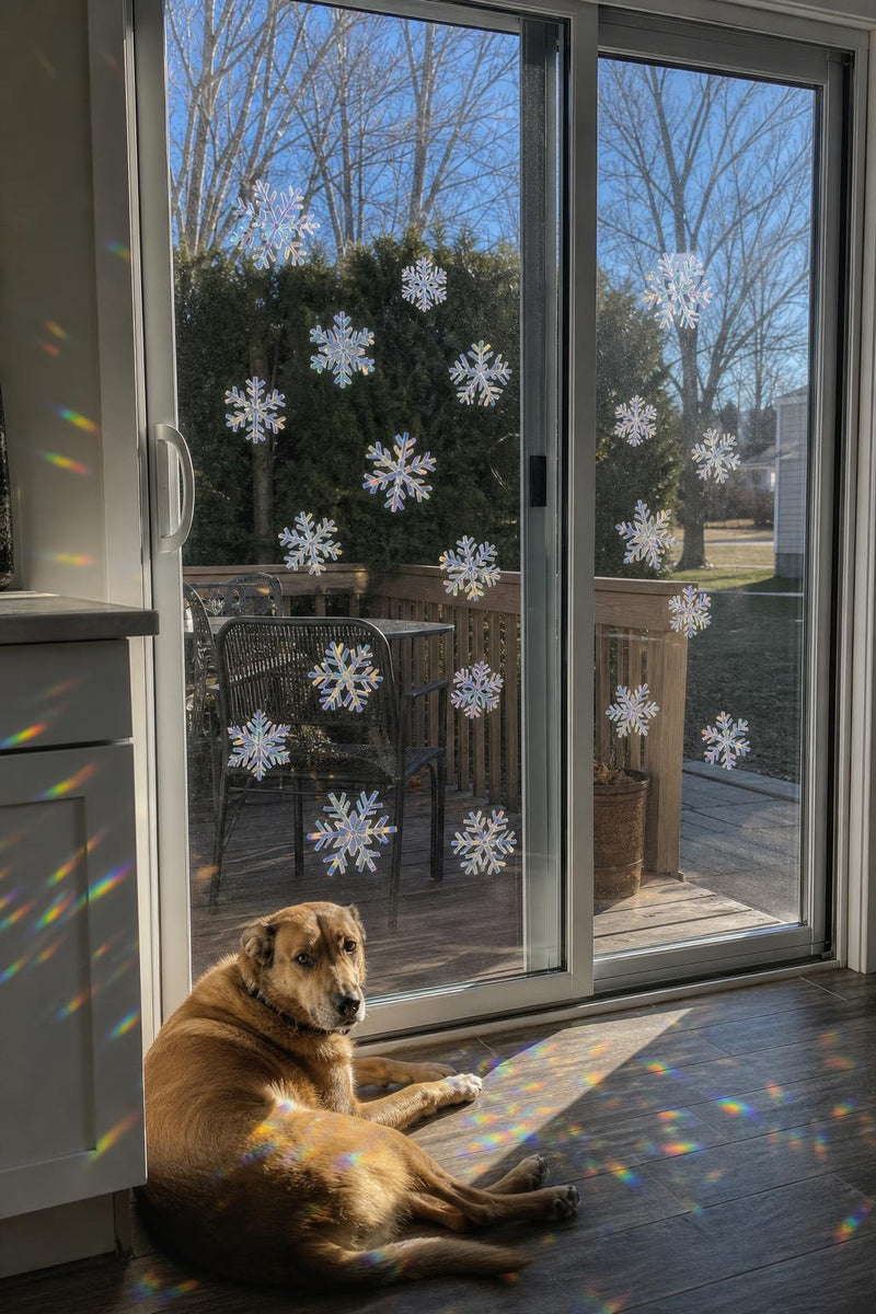 SnowPrism™ Suncatcher Window Stickers lifestyle image 4