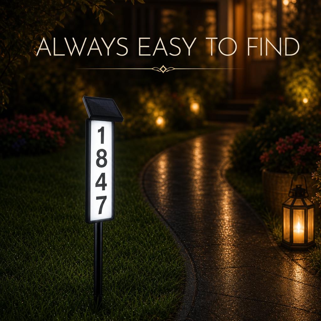 SolarSign™ Address Sign body image 1