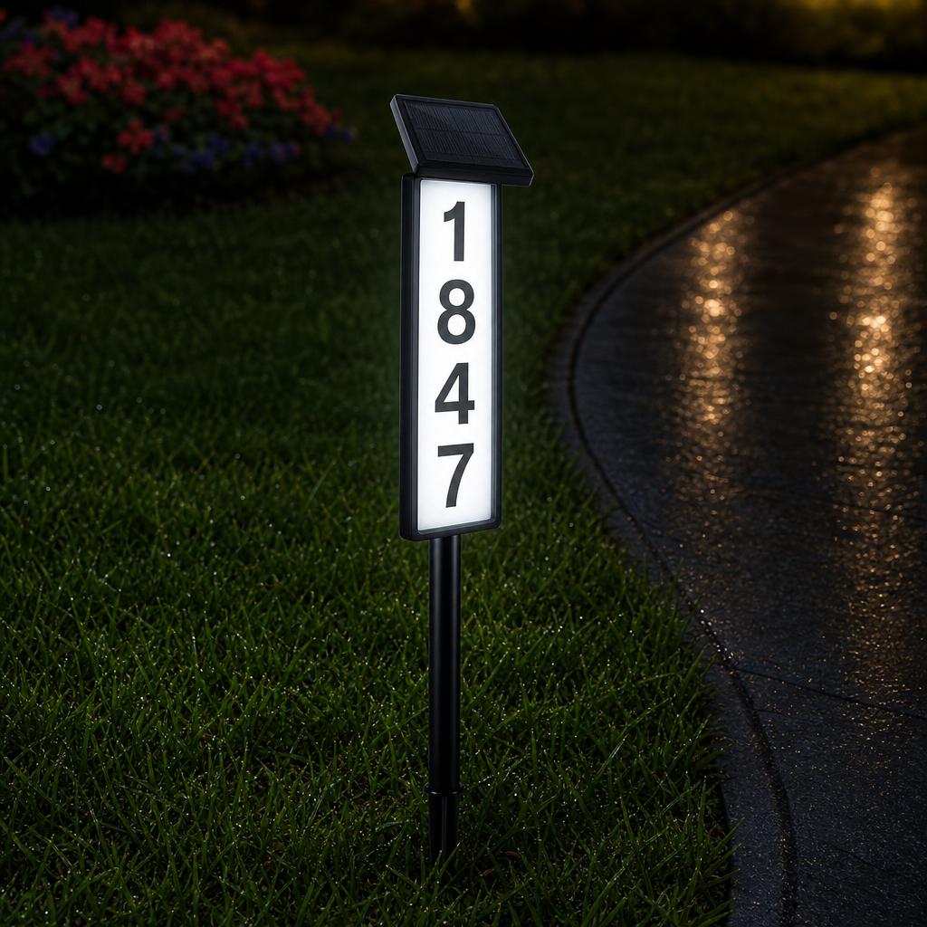 SolarSign™ Address Sign carousel image 1