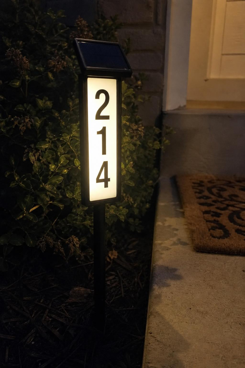 SolarSign™ Address Sign lifestyle image 1
