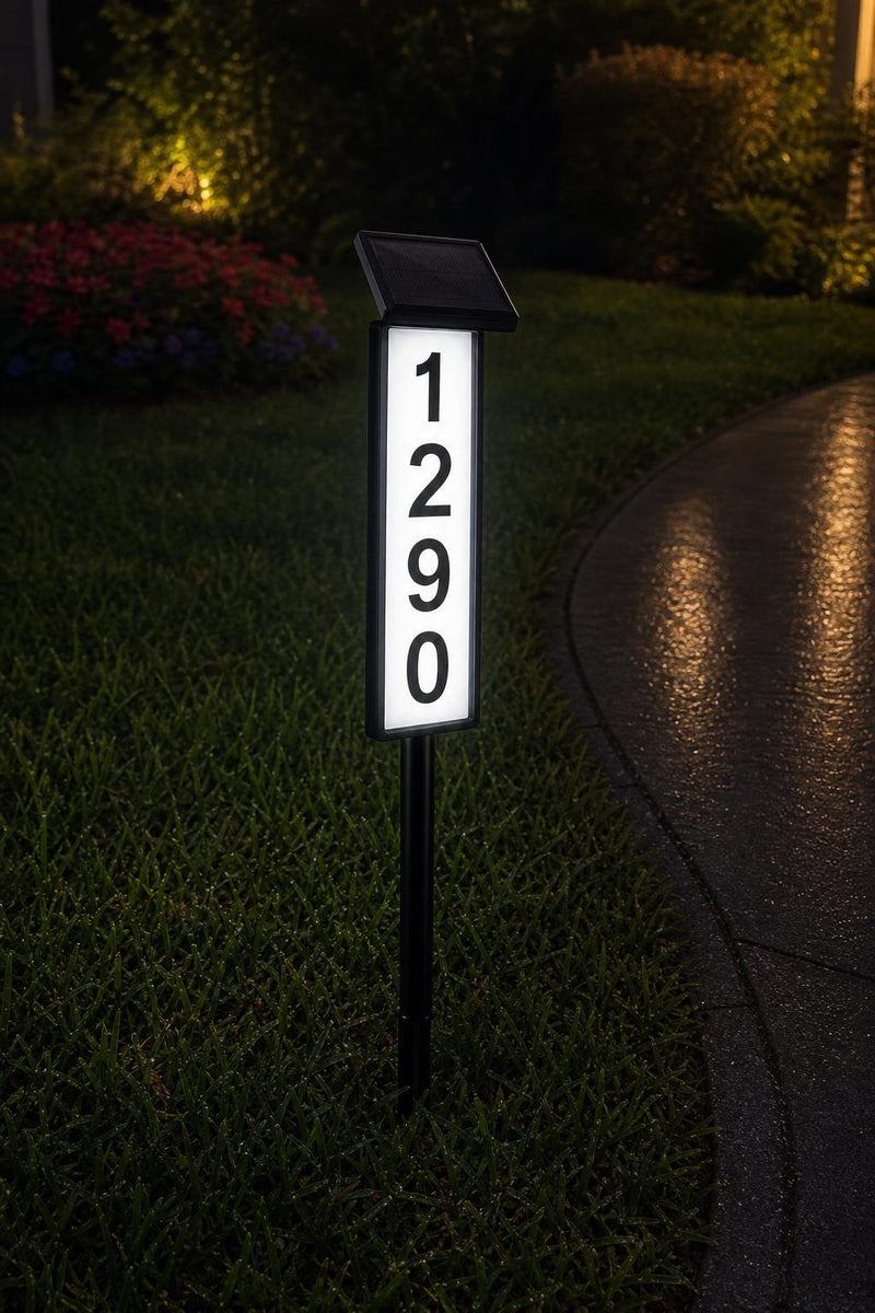 SolarSign™ Address Sign lifestyle image 3