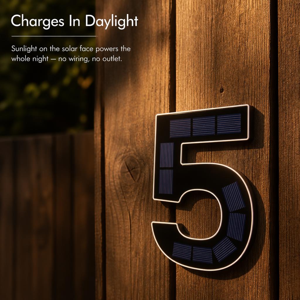SolarSign™ House Numbers carousel image 3