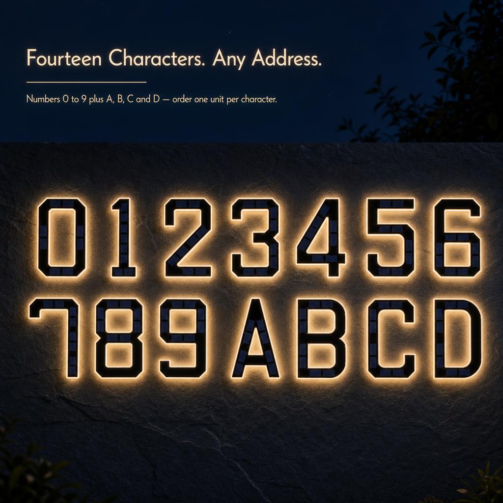 SolarSign™ House Numbers carousel image 5