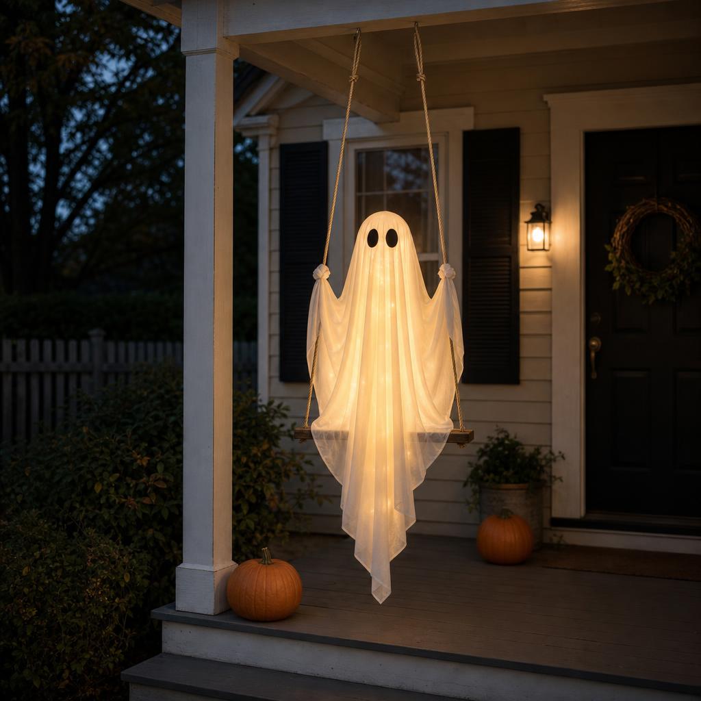 SwingSpirit™ Hanging Ghost Swing carousel image 1