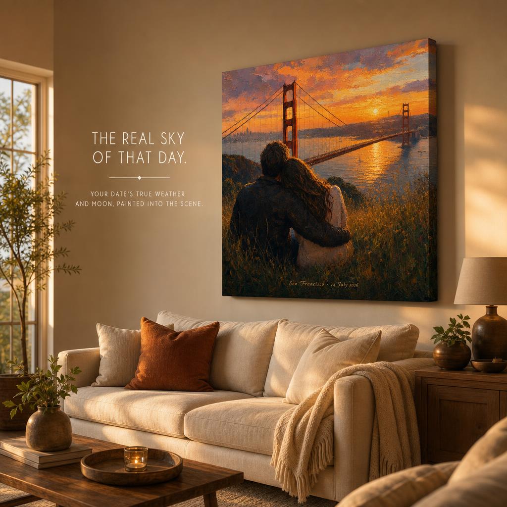 ThisDay™ Personalized City·Day Canvas carousel image 2