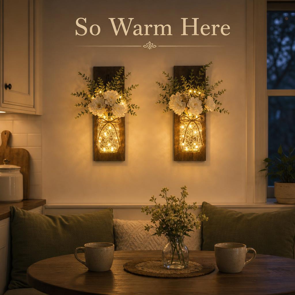 TimberJar™ Mason Jar Wall Sconce body image 1