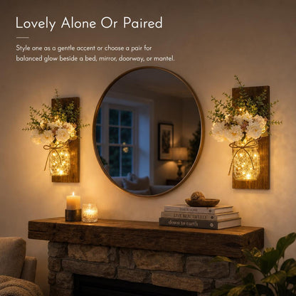 TimberJar™ Mason Jar Wall Sconce carousel image 6