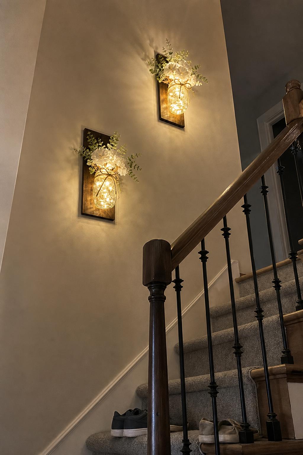 TimberJar™ Mason Jar Wall Sconce lifestyle image 4