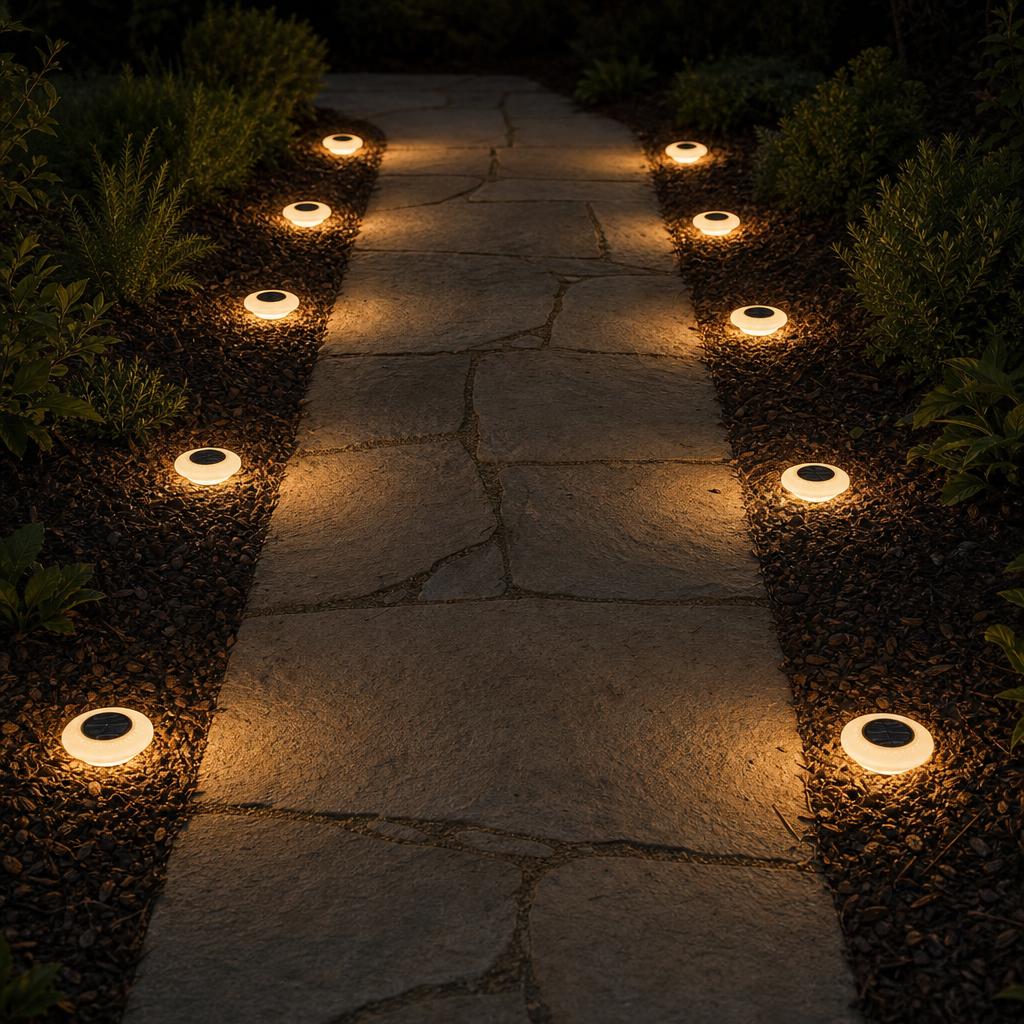 GroundGlow™ Solar Disk Lights variant image 4