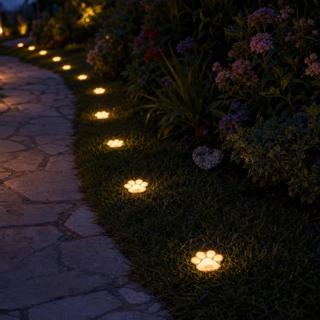PawGlow™ Solar Paw Lights variant image 3
