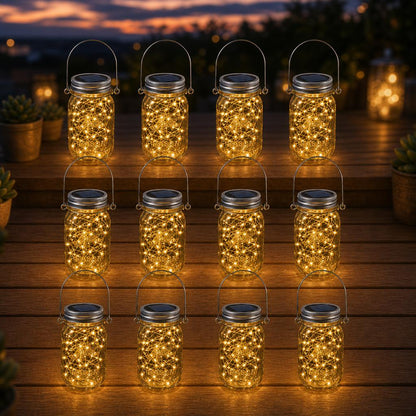 MasonGlow™ Solar Mason Jar Lights variant image 1