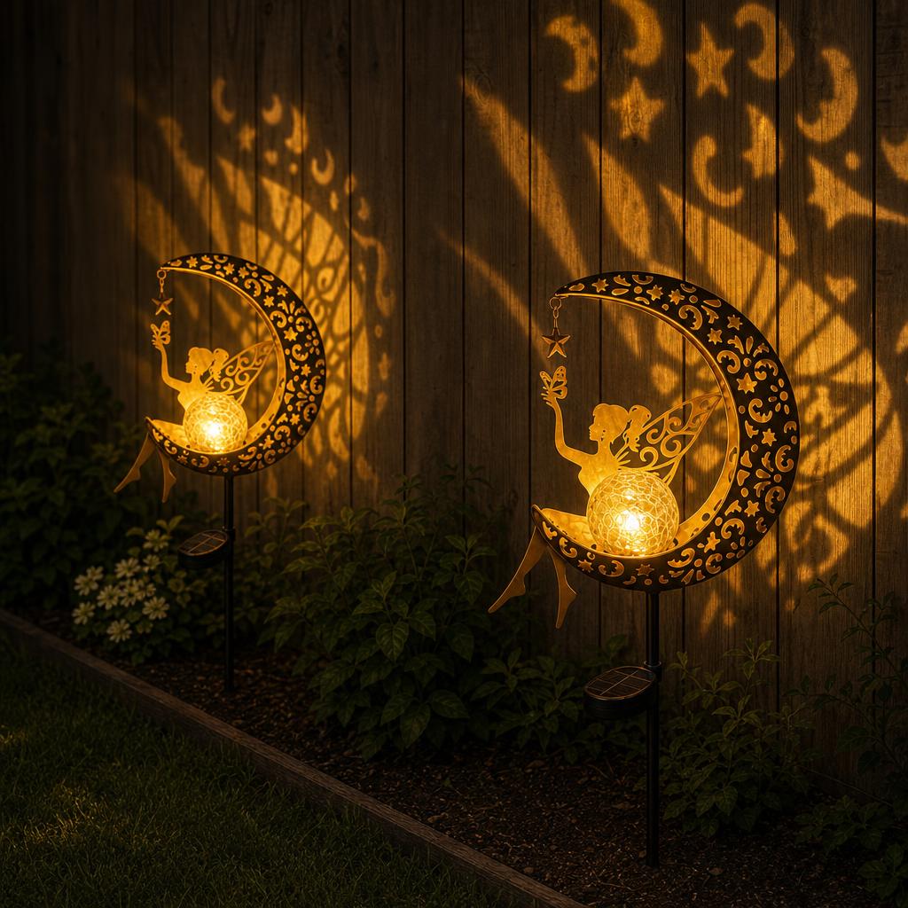 PixieMoon™ Solar Garden Stake variant image 1