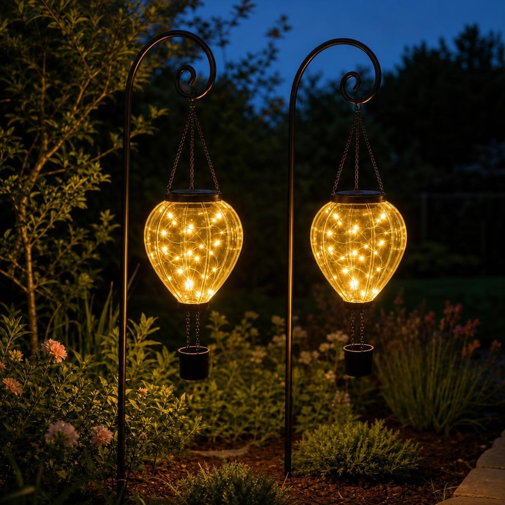 BalloonGlow™ Solar Hot Air Balloon Lantern variant image 1