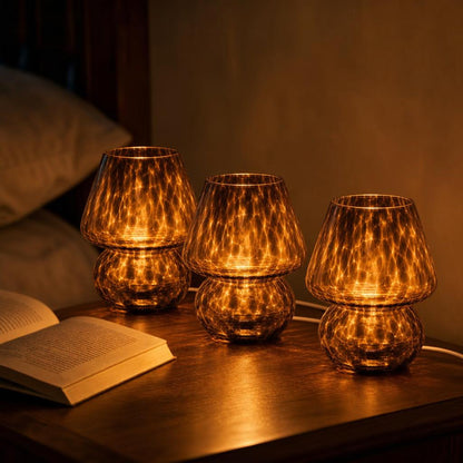 AmberCap™ Mushroom Glass Table Lamp variant image 2