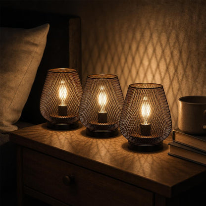 EmberNook™ Cordless Wire Cage Table Lantern variant image 2