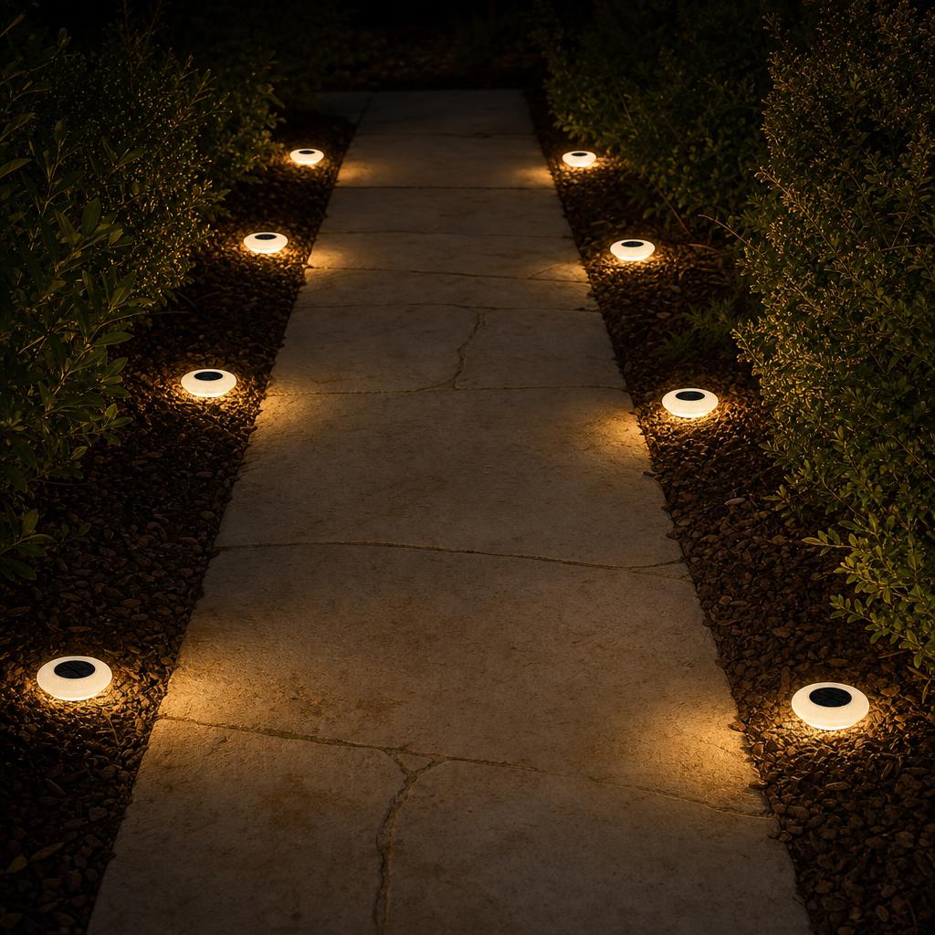 GroundGlow™ Solar Disk Lights variant image 3