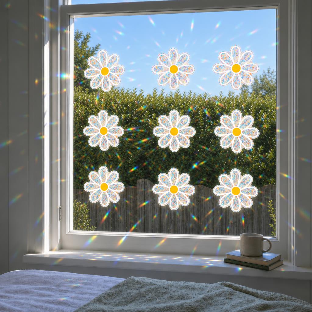 DaisyPrism™ Rainbow Suncatcher Window Stickers variant image 2