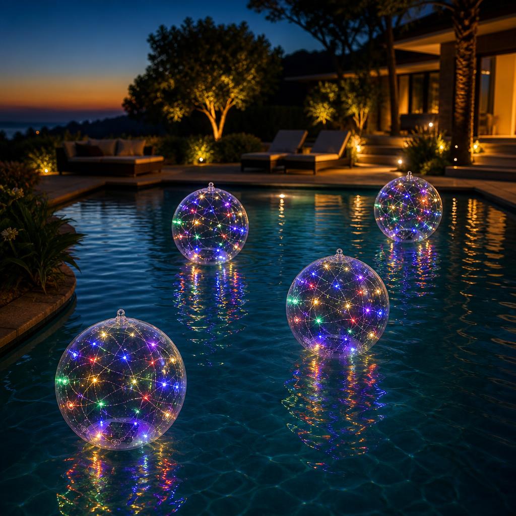 GlowOrb™ Solar Pool Lights variant image 6