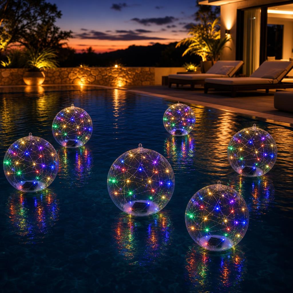 GlowOrb™ Solar Pool Lights variant image 7